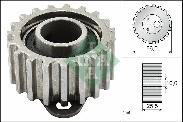 Tensioner Pulley, timing belt INA 531 0204 10
