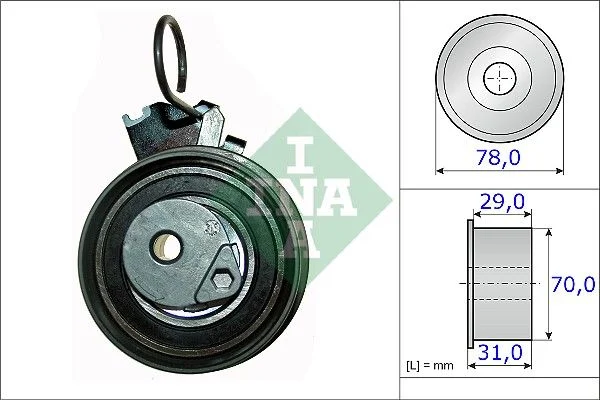 Napínacia kladka, rozvodový remeň INA 531053210