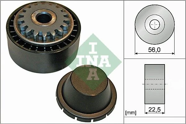 Napínacia kladka, rebrovaný klinový remeň INA 531 0854 10