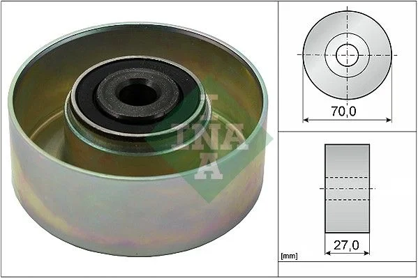 Deflection/Guide Pulley, V-ribbed belt INA 532 0214 10