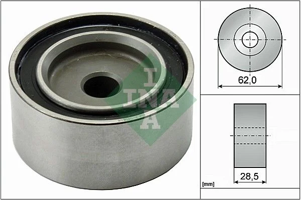 Deflection Pulley/Guide Pulley, timing belt INA 532 0379 20