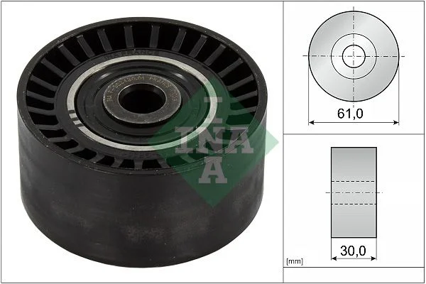 Deflection Pulley/Guide Pulley, timing belt INA 532 0624 10