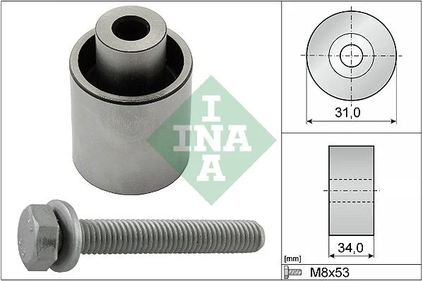 Deflection Pulley/Guide Pulley, timing belt INA 532 0833 10