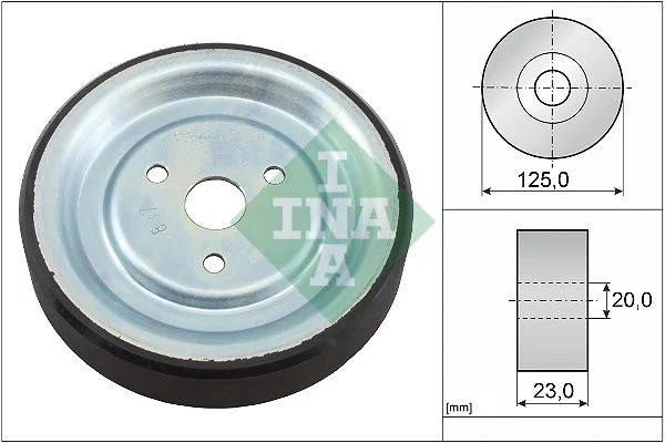 Deflection Pulley/Guide Pulley, V-belt INA 532 0912 10