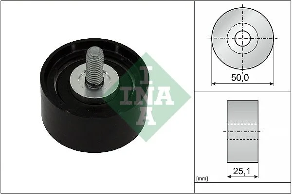 Deflection Pulley/Guide Pulley, timing belt INA 532 0927 10
