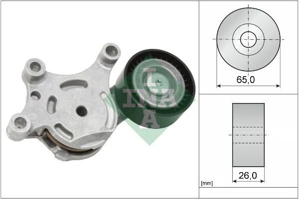 Belt Tensioner, V-ribbed belt INA 534 0075 20
