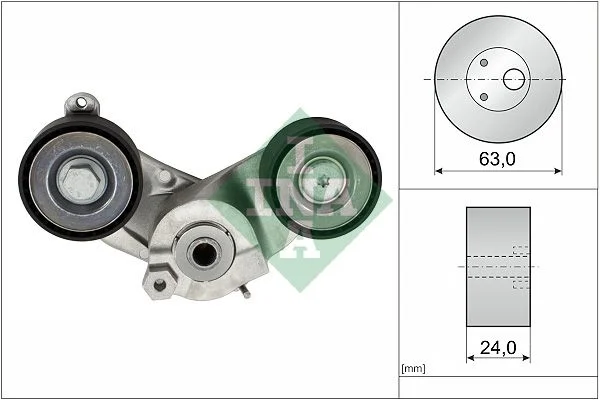 Belt Tensioner, V-ribbed belt INA 534 0933 10