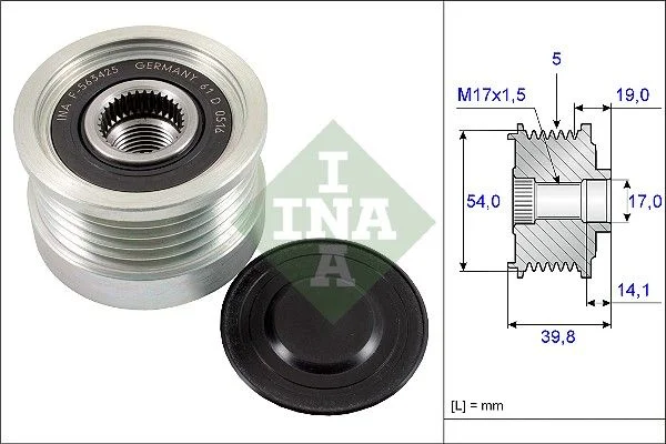 Alternator Freewheel Clutch INA 535 0221 10