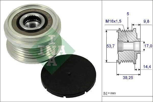 Alternator Freewheel Clutch INA 535 0242 10