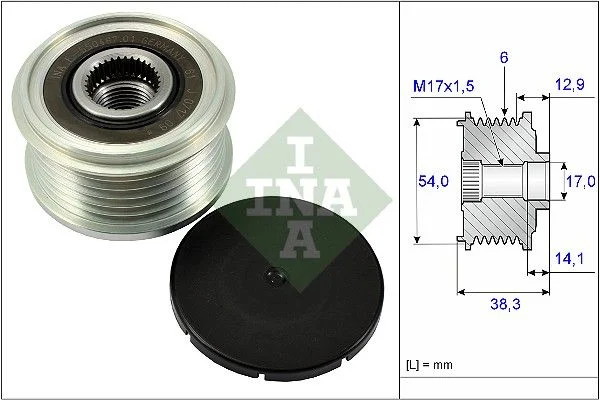 Alternator Freewheel Clutch INA 535 0264 10