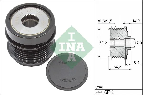 Alternator Freewheel Clutch INA 535 0342 10