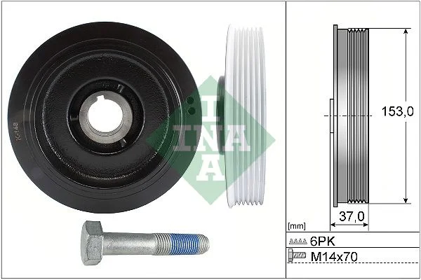 Belt Pulley, crankshaft INA 544005820