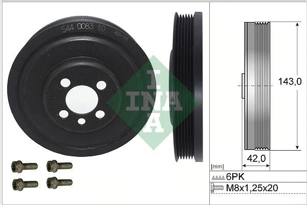 Belt Pulley, crankshaft INA 544008320