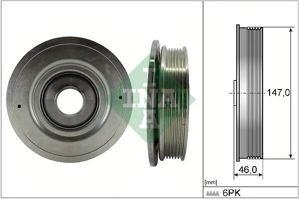 Belt Pulley, crankshaft INA 544 0094 10