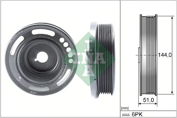 Belt Pulley, crankshaft INA 544 0168 10