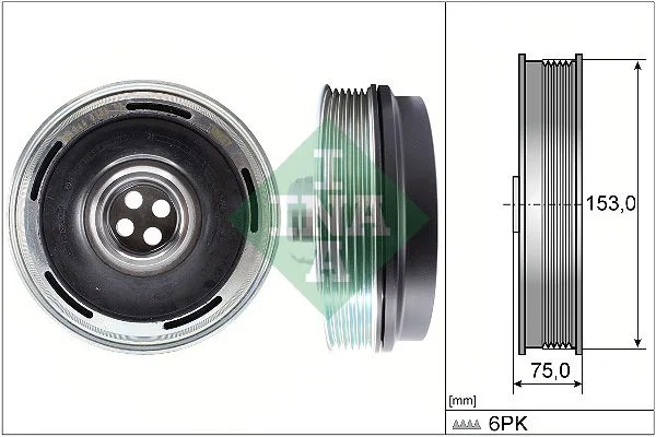 Belt Pulley, crankshaft INA 544 0169 10