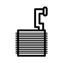 Evaporator, air conditioning NRF 36246