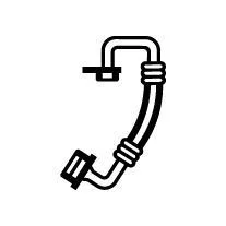High/Low-pressure Line, air conditioning NRF 400104