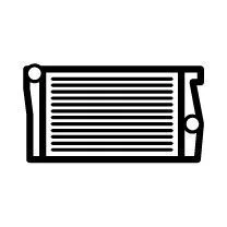 Radiator, engine cooling NRF 550423