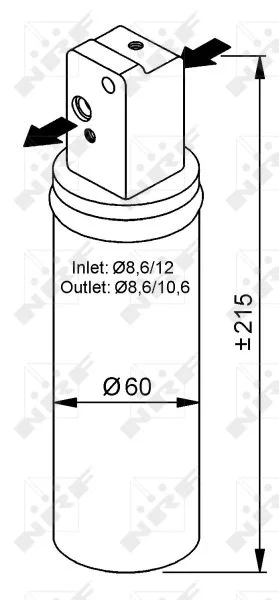 Dryer, air conditioning NRF 33139