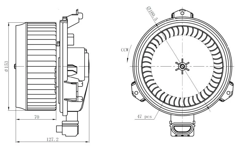 Vnútorný ventilátor NRF 34277