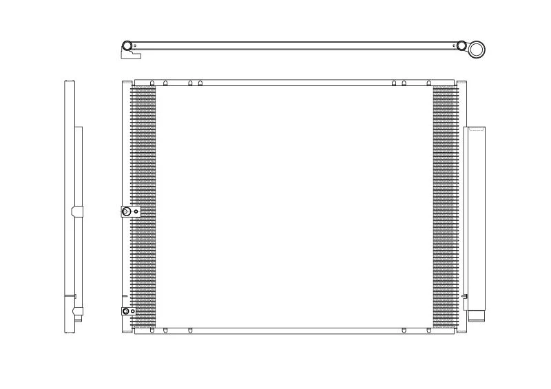 Condenser, air conditioning NRF 350276