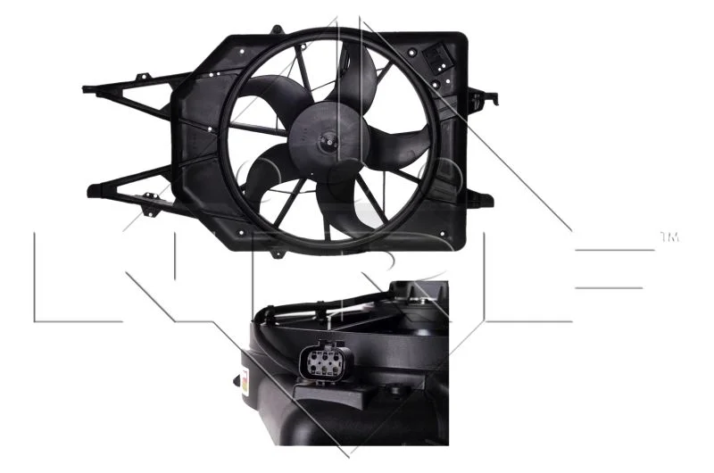 Ventilátor, chladenie motora NRF 47034