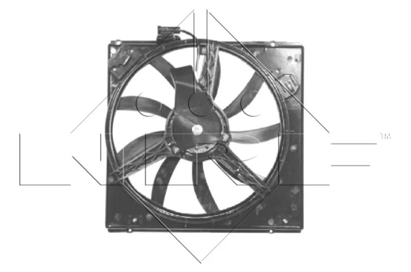 Ventilátor, chladenie motora NRF 47052