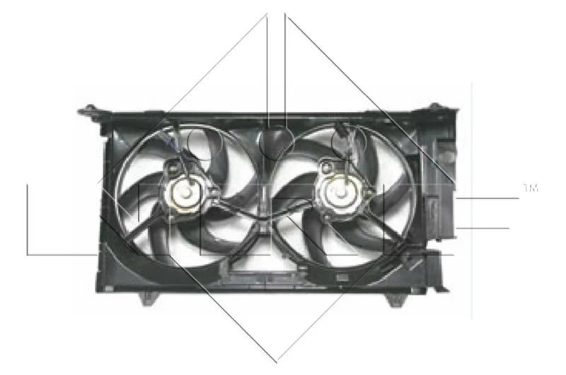 Ventilátor, chladenie motora NRF 47075