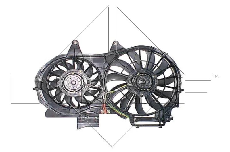 Ventilátor, chladenie motora NRF 47205
