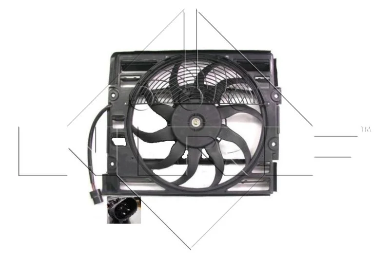 Ventilátor, chladenie motora NRF 47214