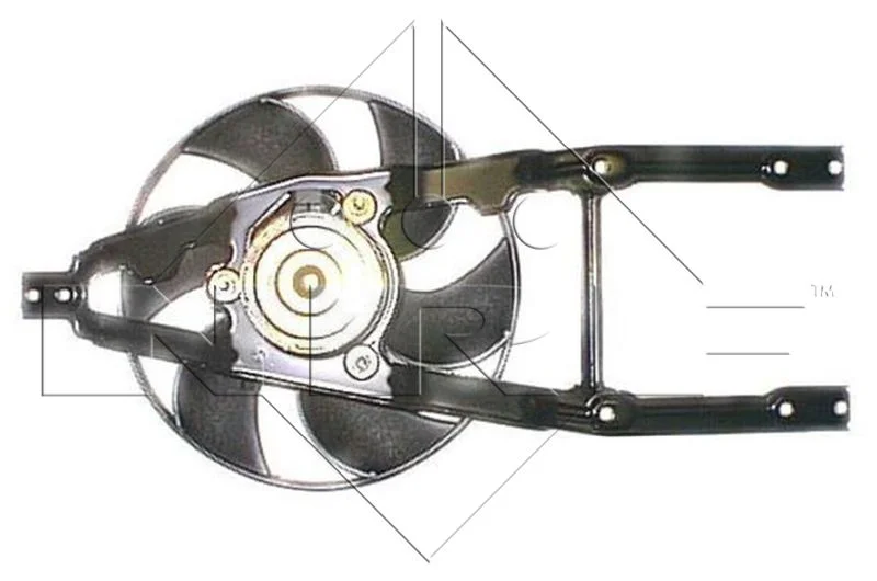 Ventilátor, chladenie motora NRF 47227