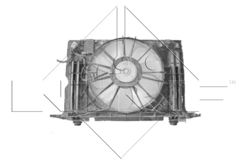 Ventilátor, chladenie motora NRF 47379