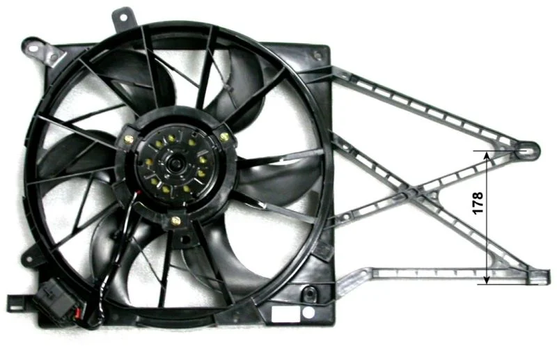 Ventilátor, chladenie motora NRF 47582