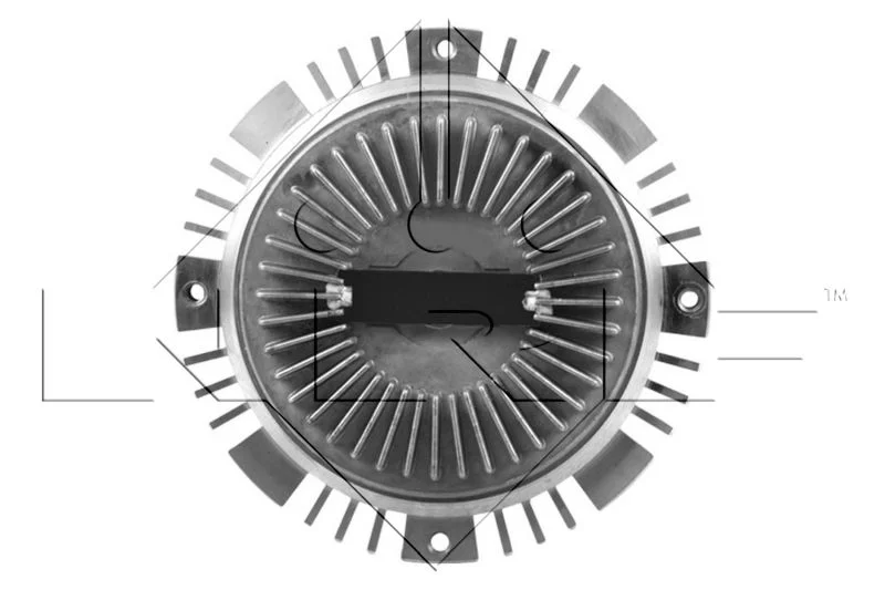 Spojka, ventilátor chladiča NRF 49550