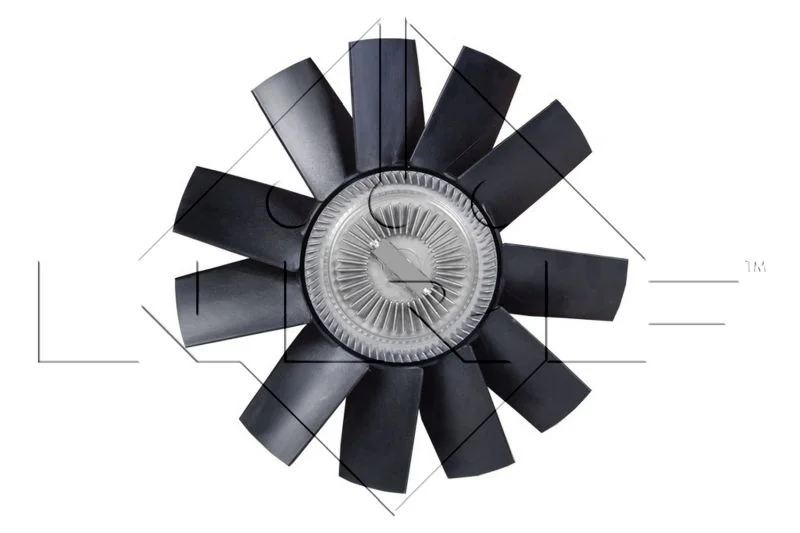 Spojka, ventilátor chladiča NRF 49563