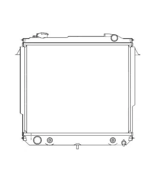 Radiator, engine cooling NRF 50300