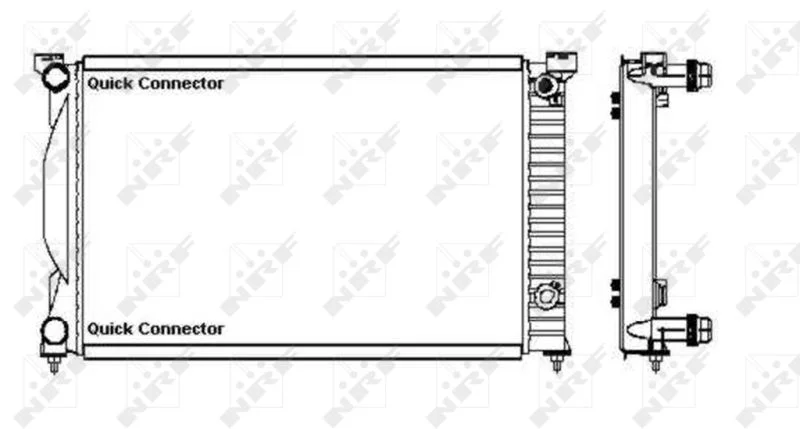 Chladič, chladenie motora NRF 50543A