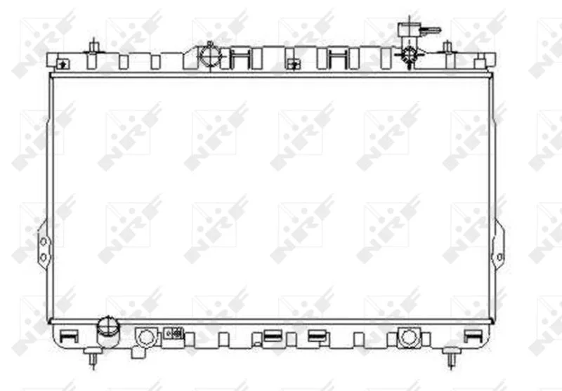 Chladič, chladenie motora NRF 53357