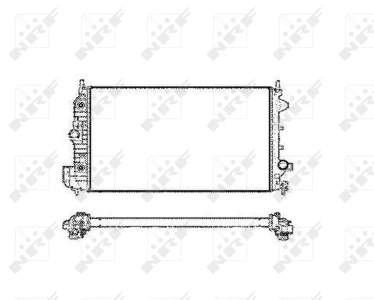 Radiator, engine cooling NRF 58205