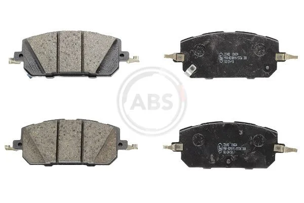 Stabdžių trinkelių rinkinys, diskinis stabdys ABS 35402