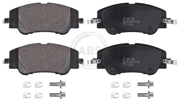 Stabdžių trinkelių rinkinys, diskinis stabdys ABS 35408