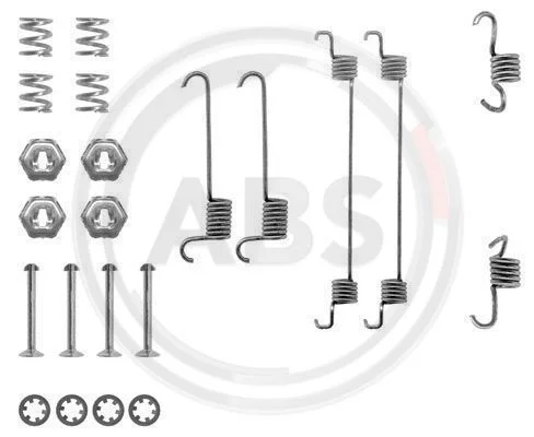 Accessory Kit, brake shoes A.B.S. 0650Q