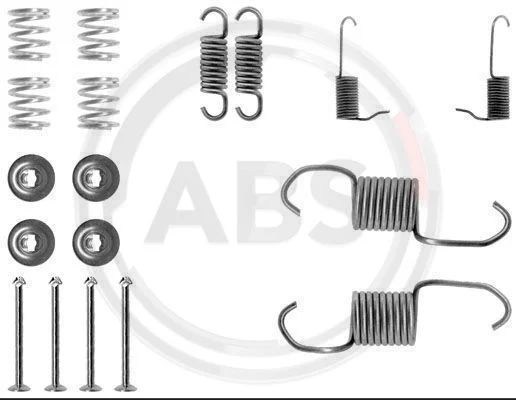 Accessory Kit, brake shoes A.B.S. 0696Q