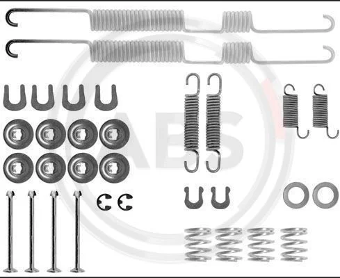 Accessory Kit, brake shoes A.B.S. 0698Q