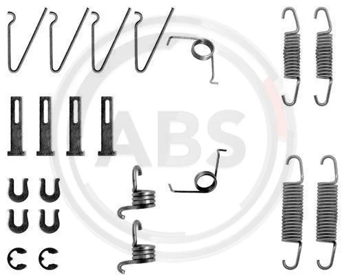 Accessory Kit, brake shoes A.B.S. 0703Q