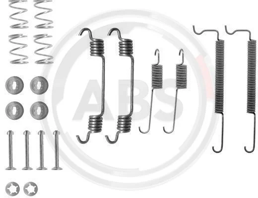 Accessory Kit, brake shoes A.B.S. 0709Q