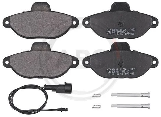 Brake Pad Set, disc brake A.B.S. 37896