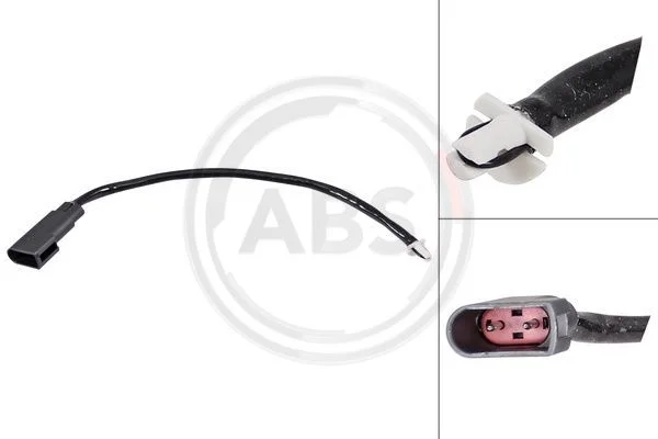 Warning Contact, brake pad wear A.B.S. 39668
