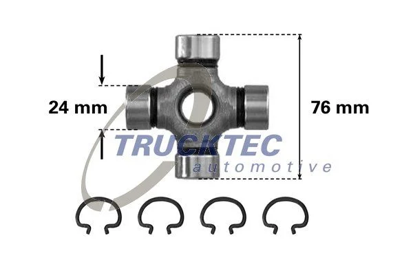 Joint, propshaft TRUCKTEC AUTOMOTIVE 02.34.004